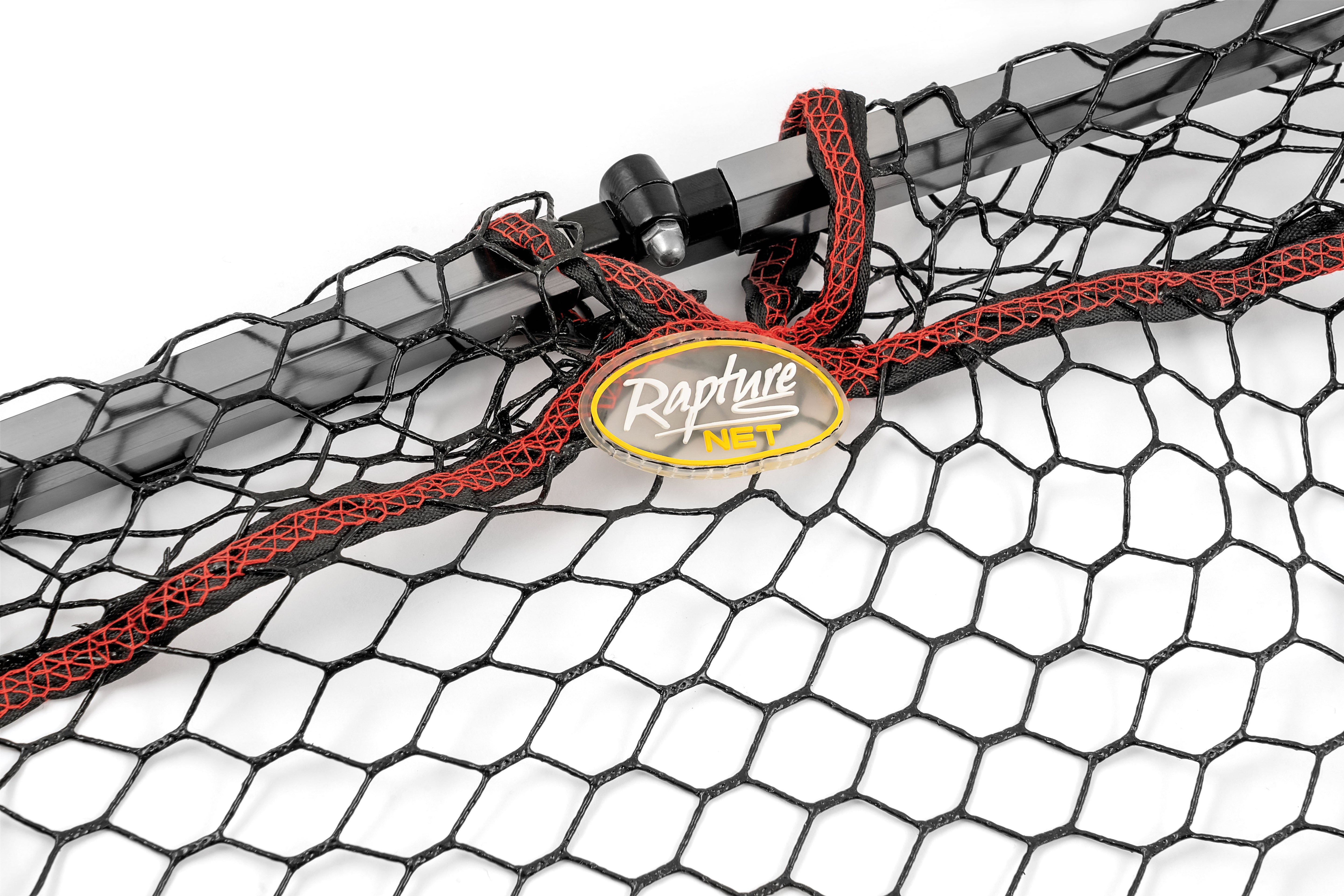 RAPTURE TOUGH RUBBER Kescher mit gummiertem Netz, Aluminiumrahmen und rutschfestem Griff