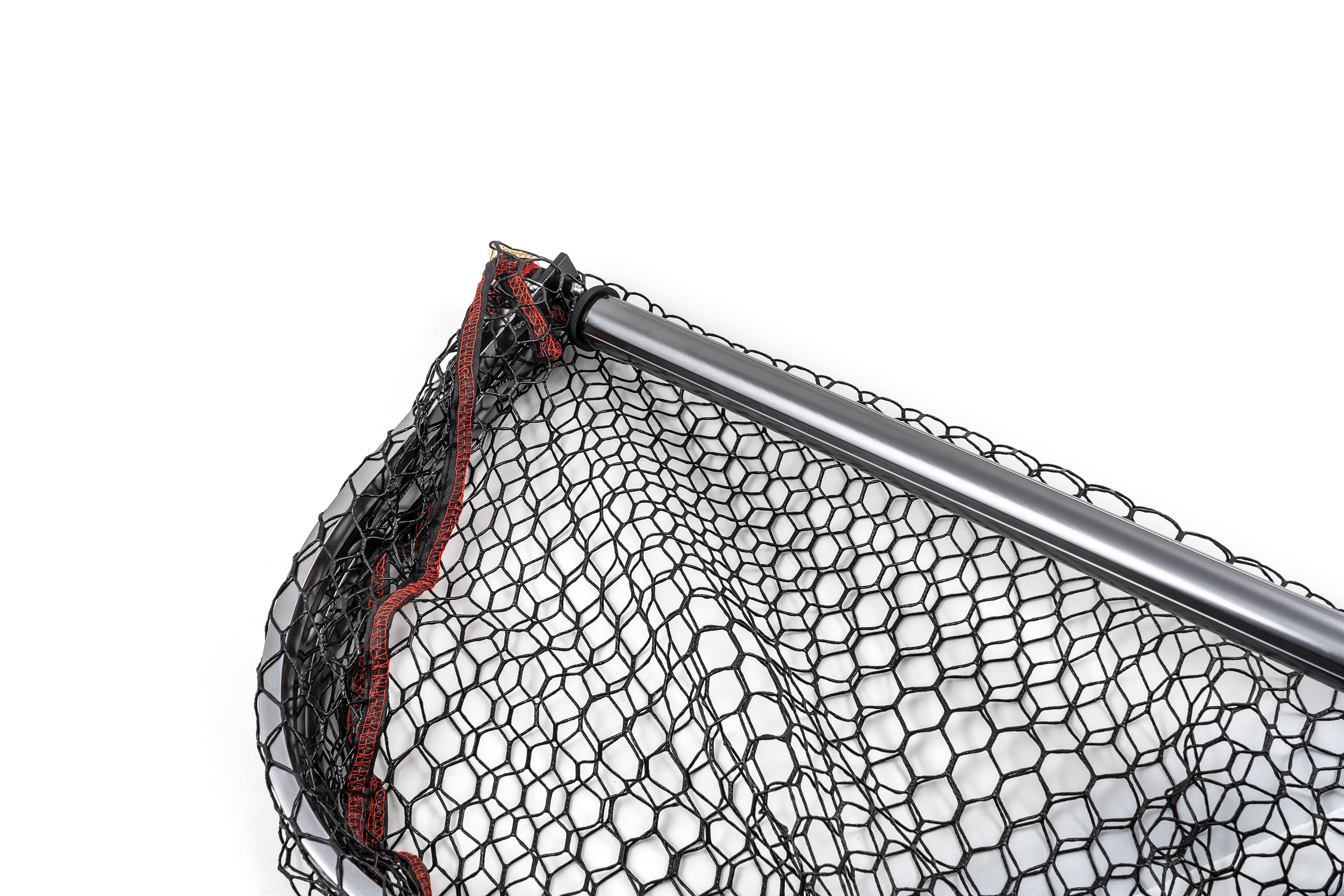 RAPTURE TOUGH RUBBER Kescher mit gummiertem Netz, Aluminiumrahmen und rutschfestem Griff
