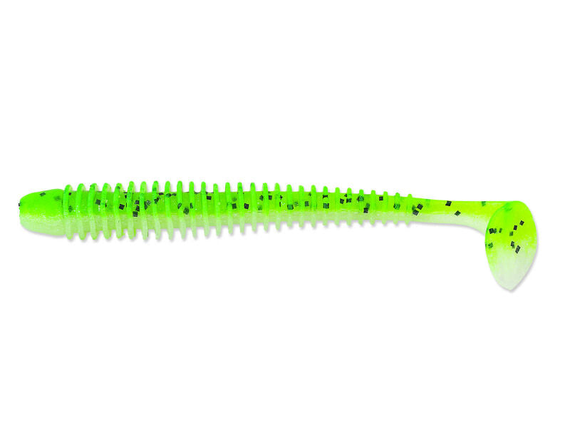 2.5″ Swing Impact mit Schaufelschwanz und geripptem Körper