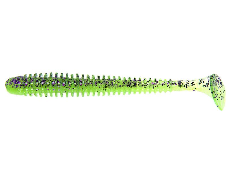 2.5″ Swing Impact mit Schaufelschwanz und geripptem Körper