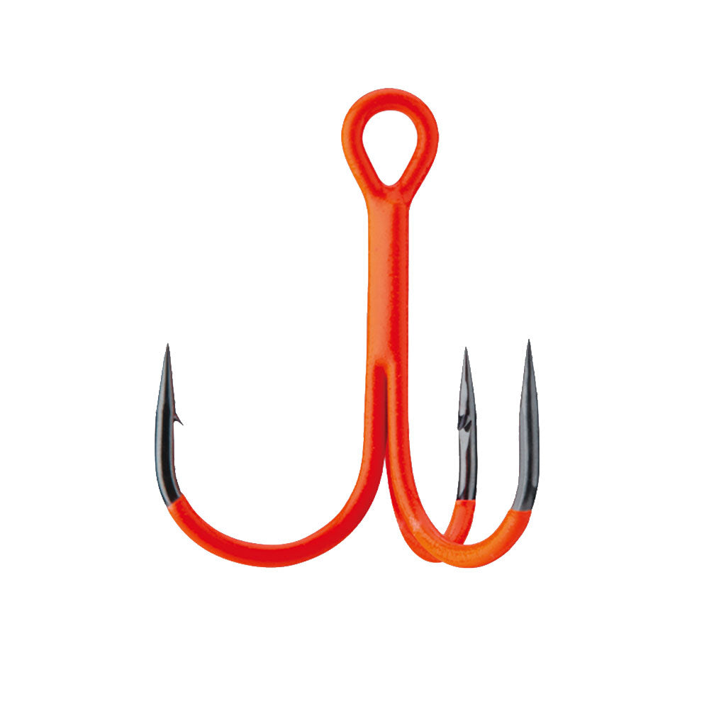 BKK Spear 21 UVO Treble Hook – UV-beschichteter Dreifachhaken, feiner Draht, geschmiedeter Schaft für Tiefwasser-Angeln