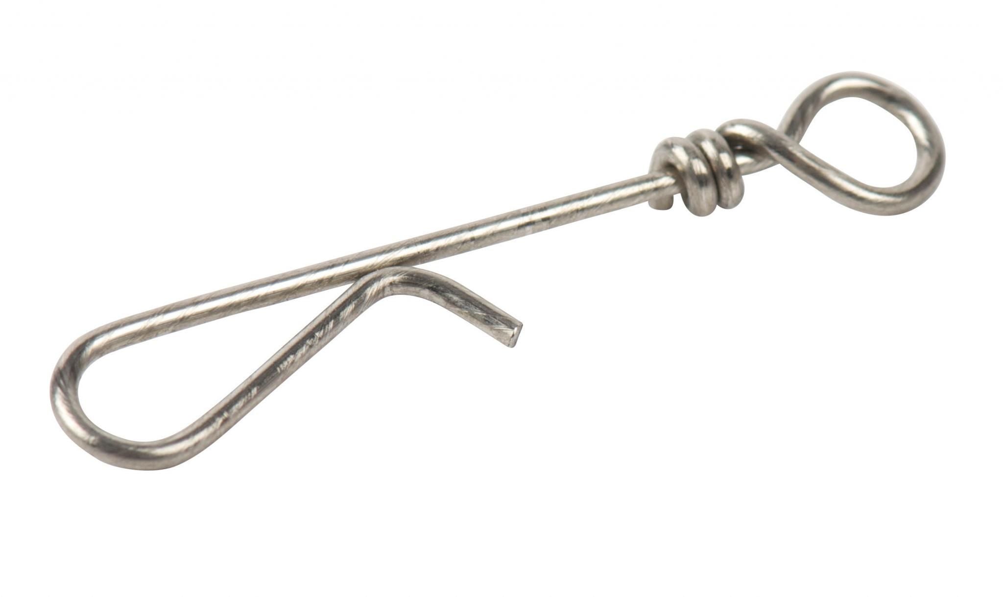 Tortue Agrafe Palangre Rapid Angelclip aus Metall für schnelle Köderverbindungen