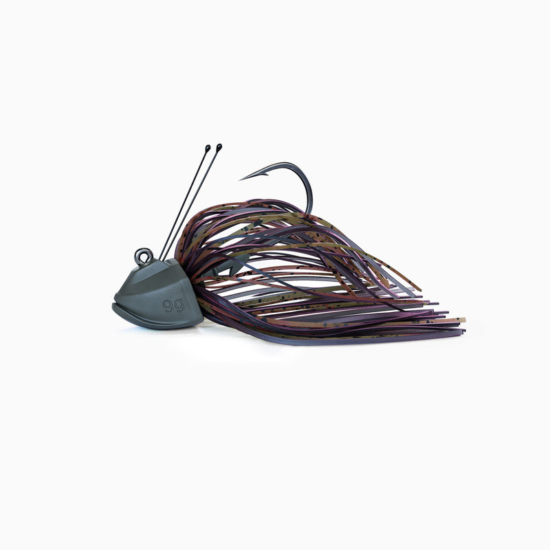 NAYS DLT Type 1 Skirted Jig mit BKK Haken und Titandraht Krautschutz.