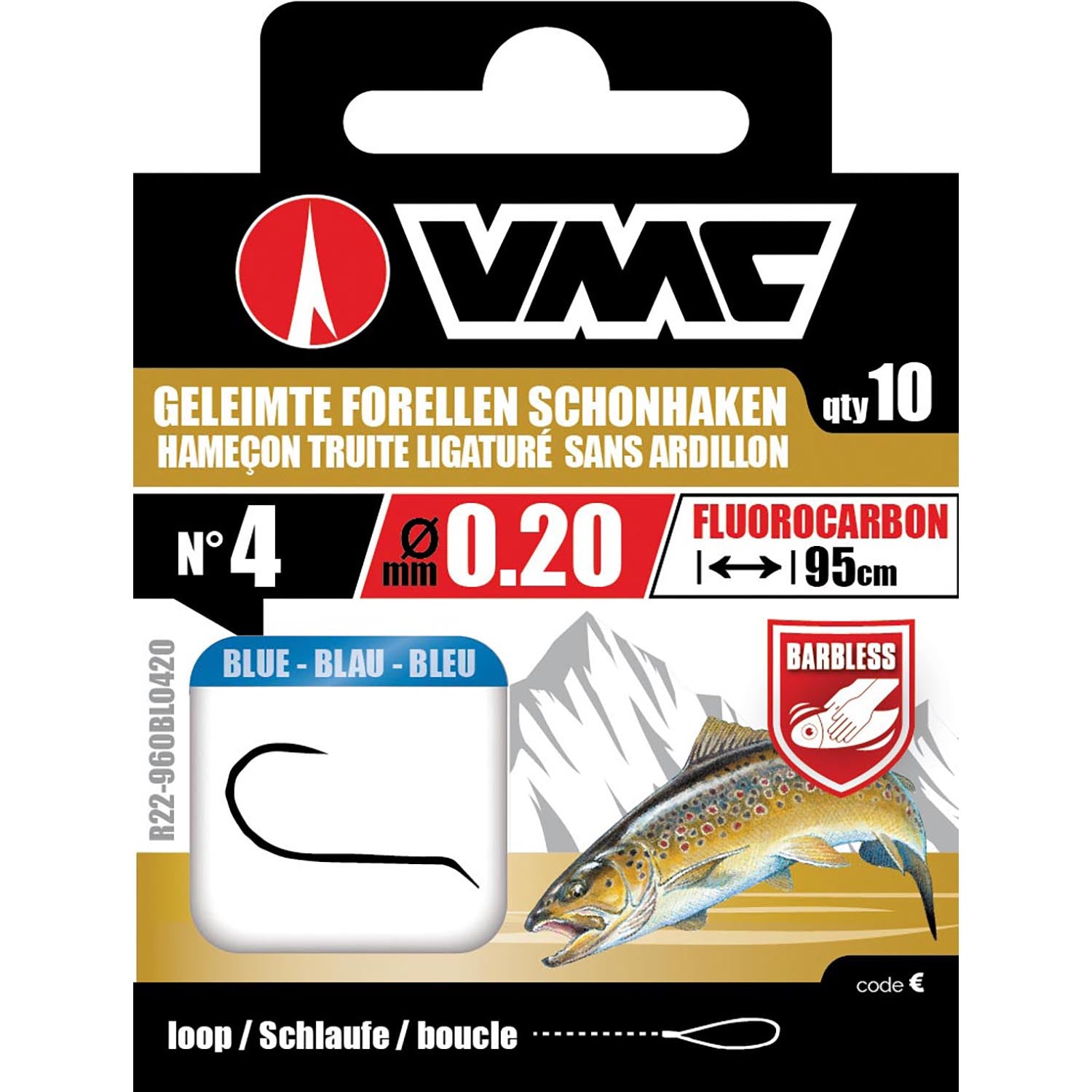 Geleimte Forellen Schonhaken