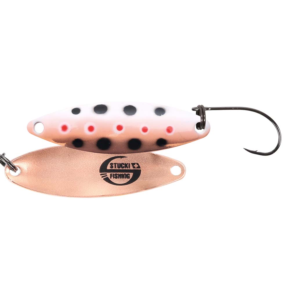 Stucki Fishing Microspoon Cervin Spoon mit Perlmutt & UV-Effekt