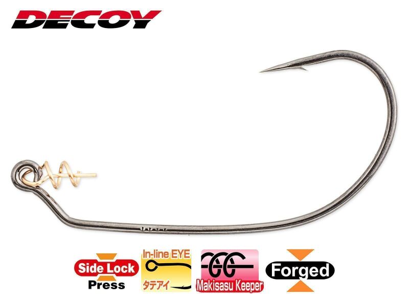 Ryugi Makisasu Worm30 Offset-Haken für Softbaits beim Finesse-Angeln
