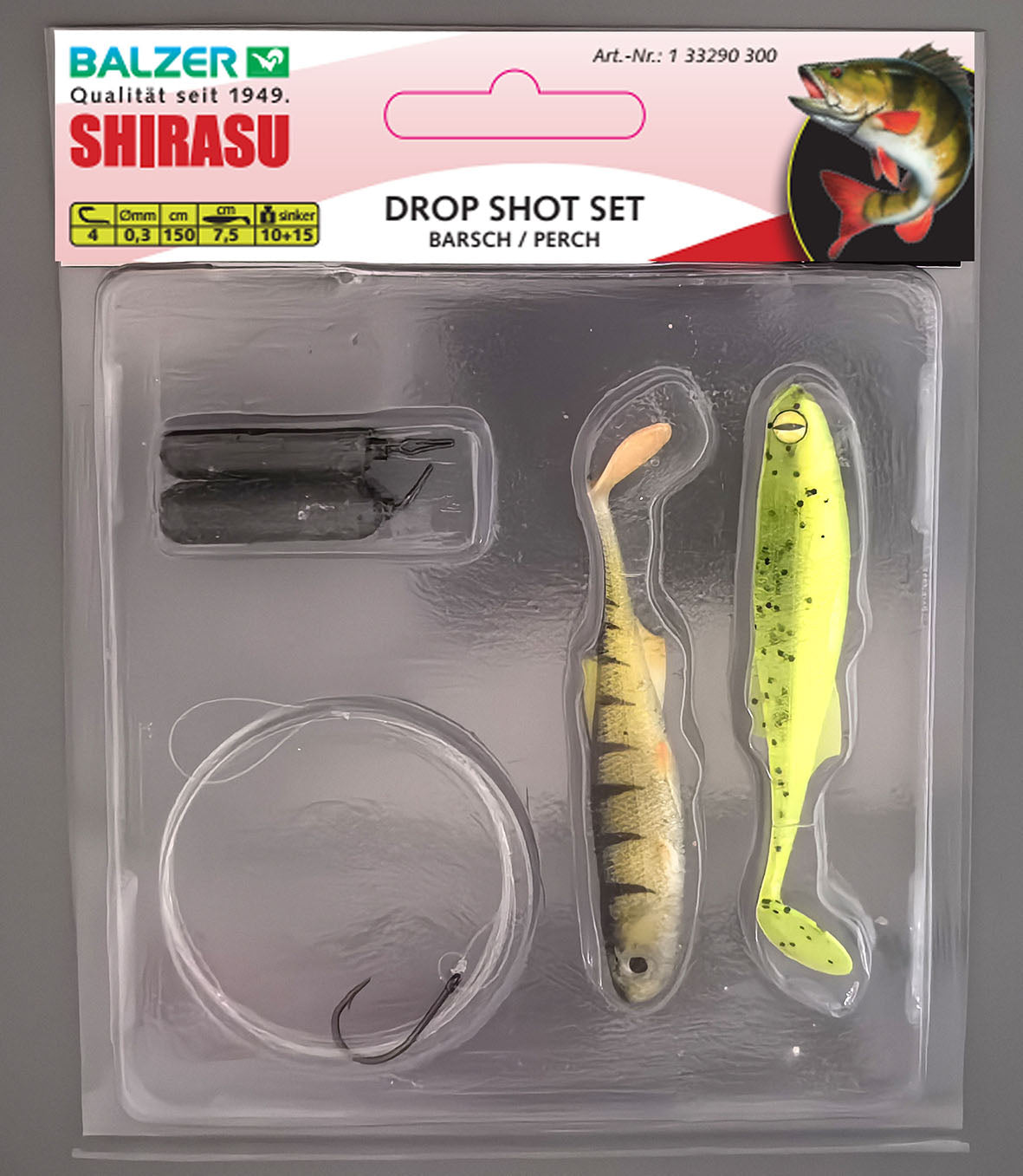 Drop Shot Barsch Set Angelhaken für präzises Angeln