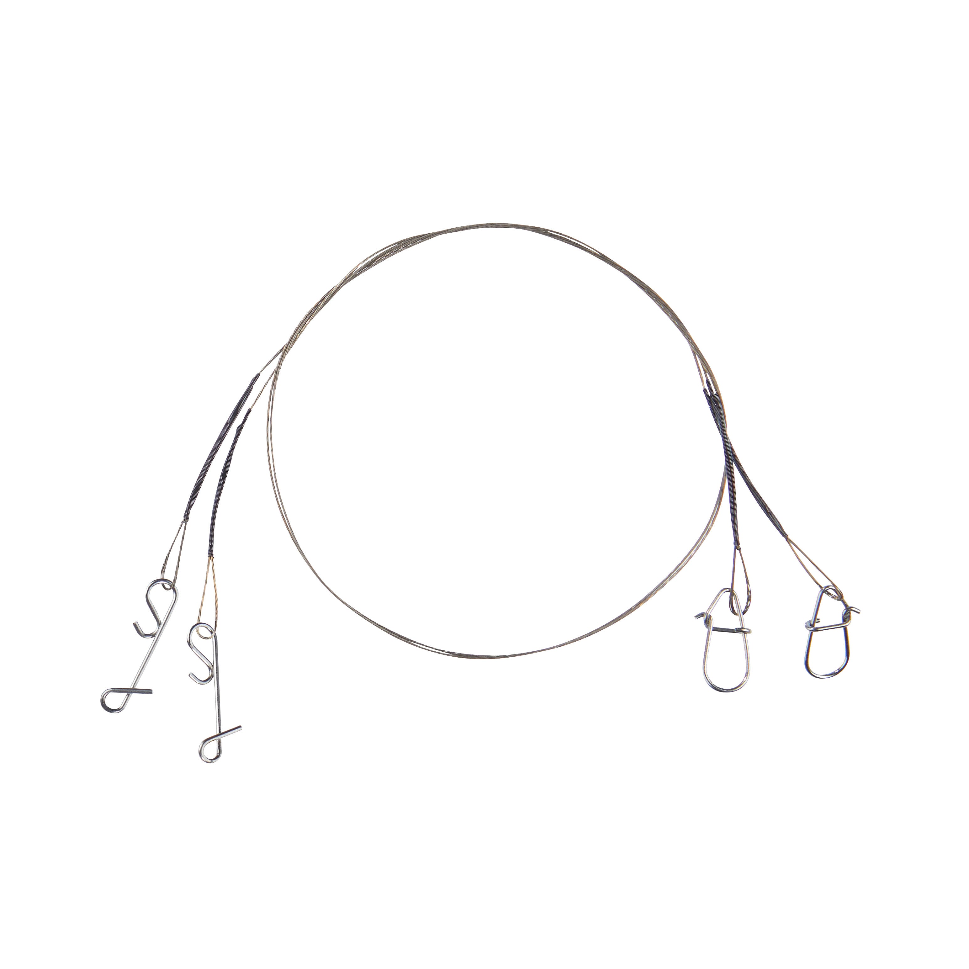 Edelstahlvorfach No Knot 7x7 Angelhaken für präzises Angeln