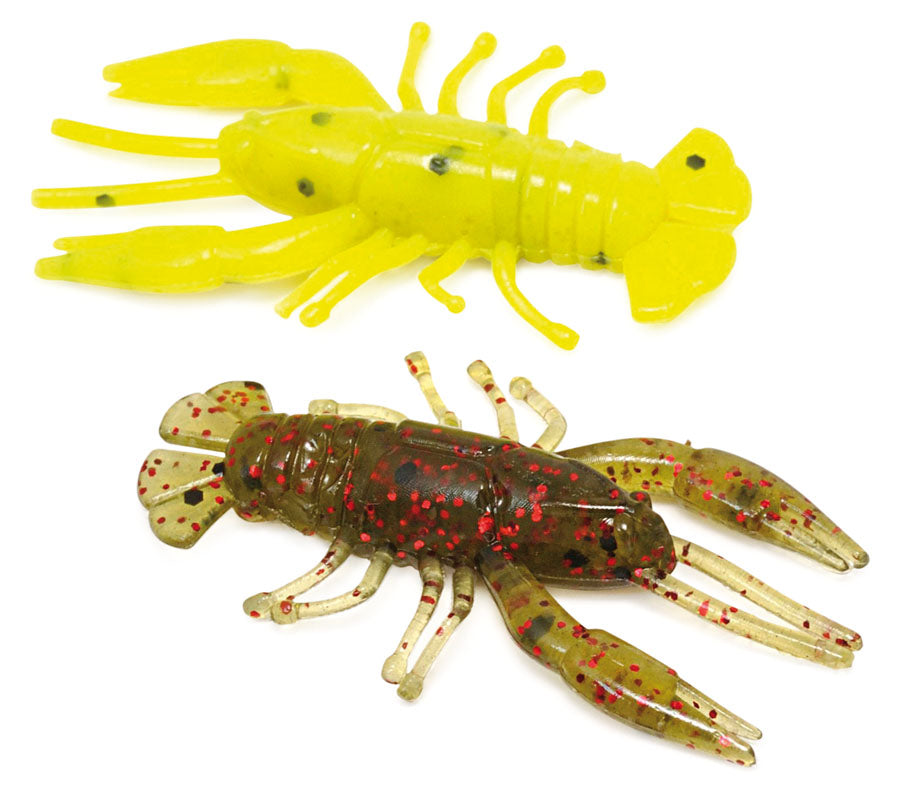 RAPTURE BABY CRAY Softbait als Garnelen-Imitation in UV-Farben für Forelle & Co.