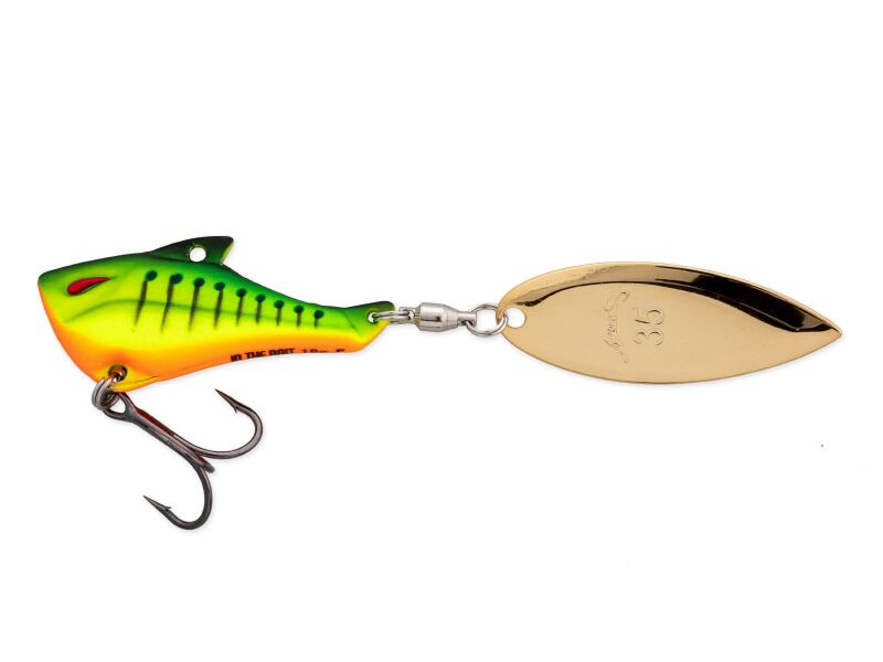 CAMO In The Bait Bass BR 13M Wobbler in Mat Hot Tiger für Raubfischangeln