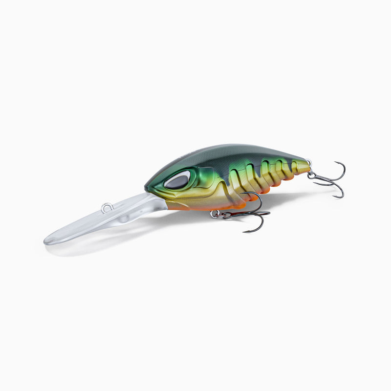NAYS CRNK DR Crankbait, bleifrei, mit BKK Drillingen, ideal für Stop-and-Go und Strömung.
