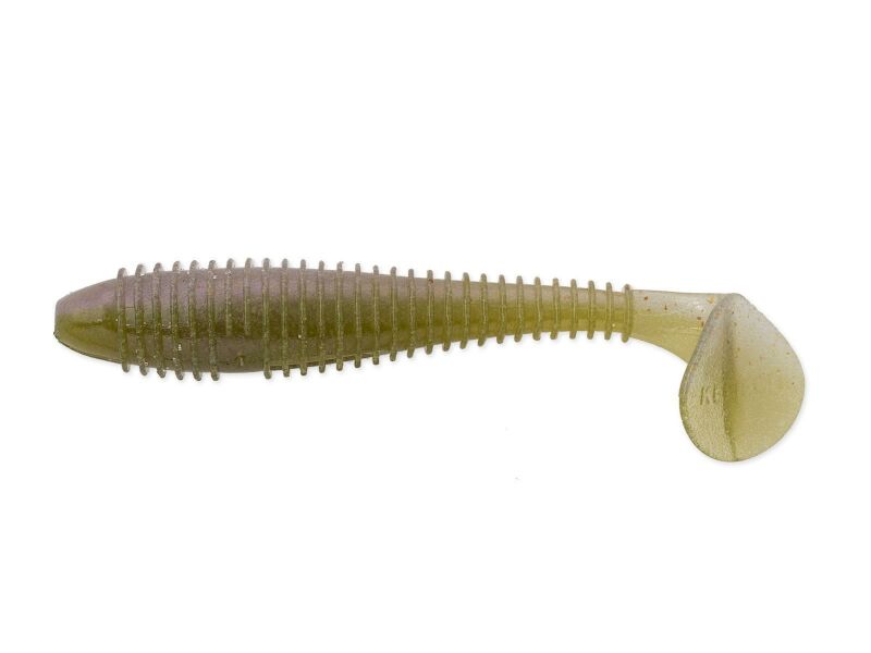 2.8″ Swimbait mit Schaufelschwanz und geripptem Körper