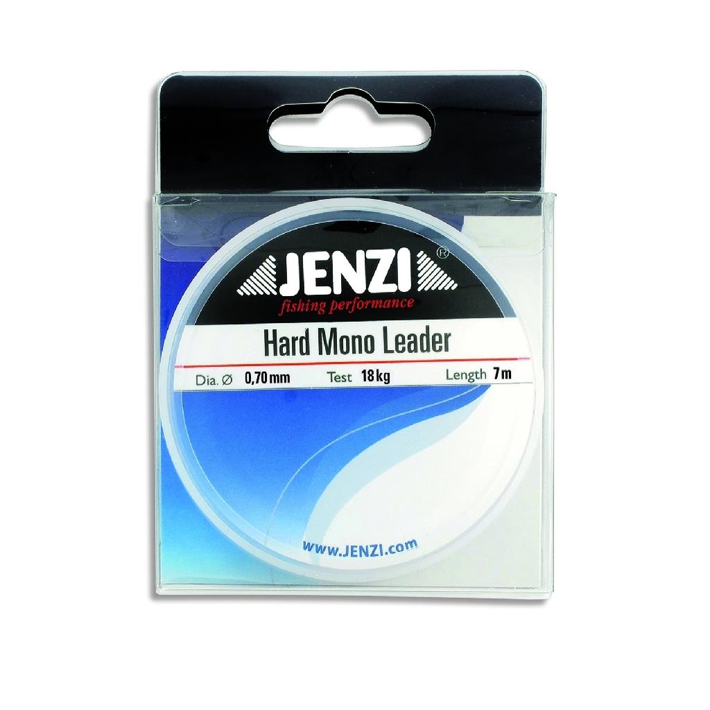 Jenzi Hard Mono Leader – starkes und abriebfestes Vorfachmaterial zum Raubfischangeln