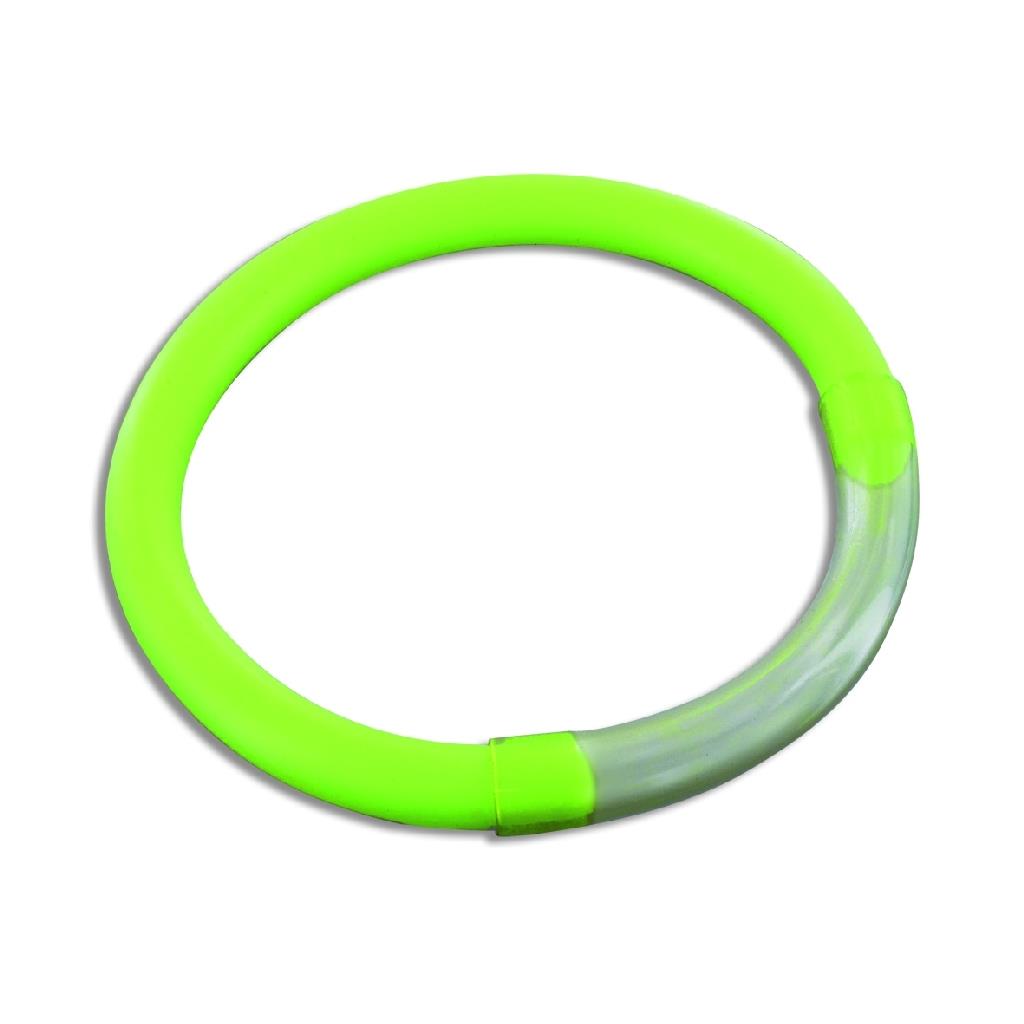 Fluor-gelber Ring-Bissanzeiger für Knicklicht, geeignet für Nachtangeln