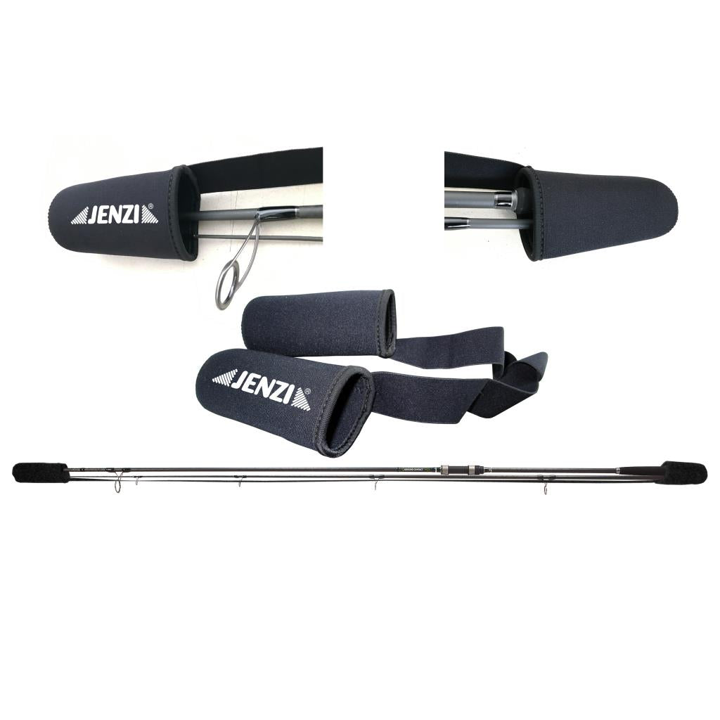 JENZI Rod Protector aus Neopren zum Schutz von Angelruten beim Transport