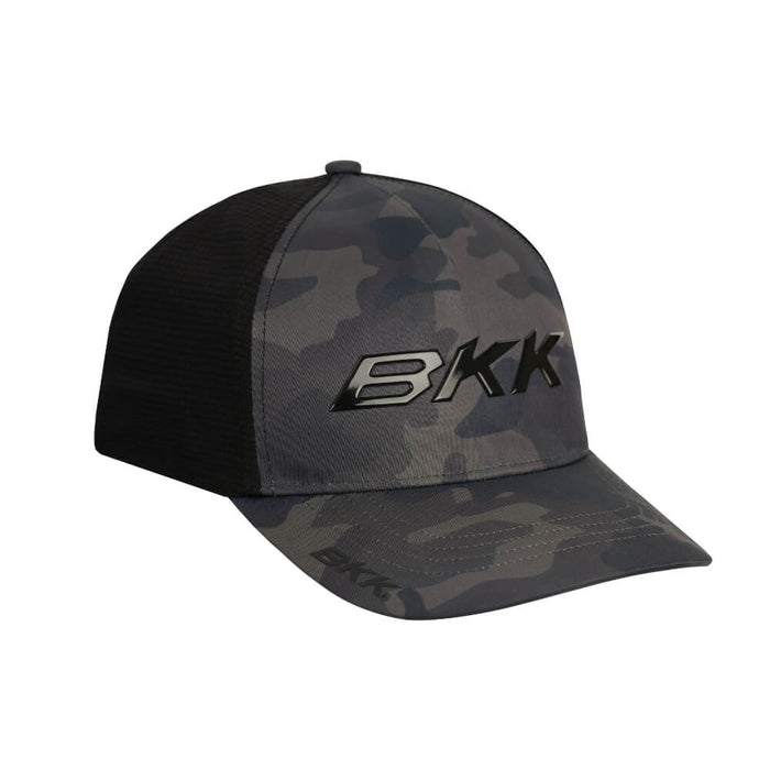 BKK Legacy Performance Cap in Schwarz – Base‑Cap mit gebogenem Schild und sechseckigem Tarpon‑Schuppen‑Logo