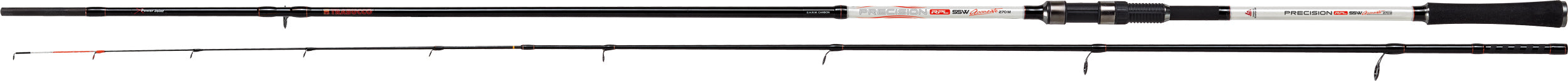 Trabucco Feeder-Rute PRECISION RPL SSW mit Glasfaserspitzen, SHMR-Carbon & EVA-Griff