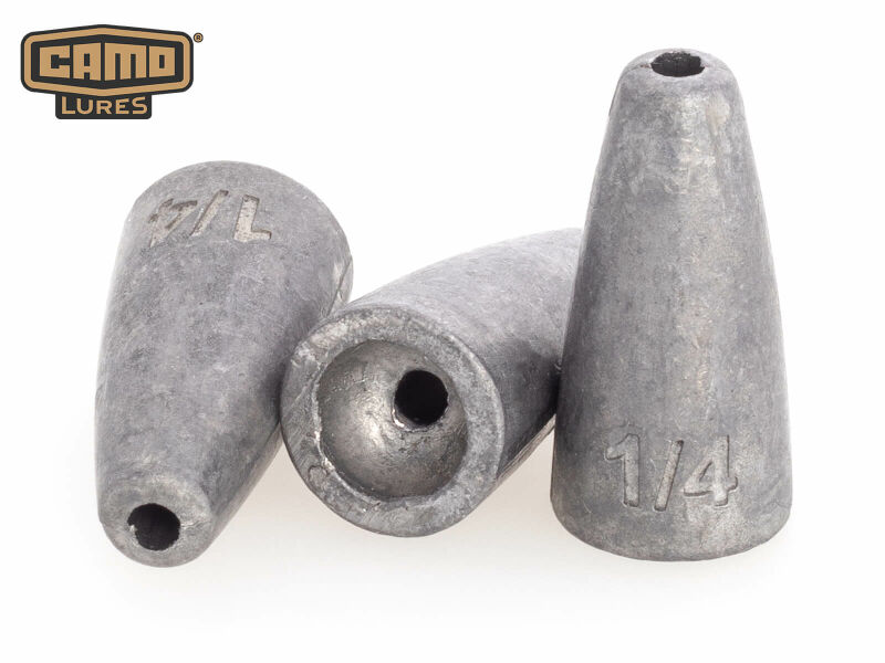 CAMO Bullet Weight zum Angeln mit Texas- und Carolina-Rig