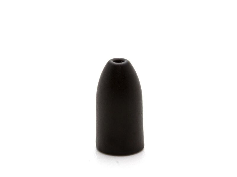 CAMO Tungsten Bullet Weight in Schwarz – kompaktes Wolframgewicht für Raubfischmontagen