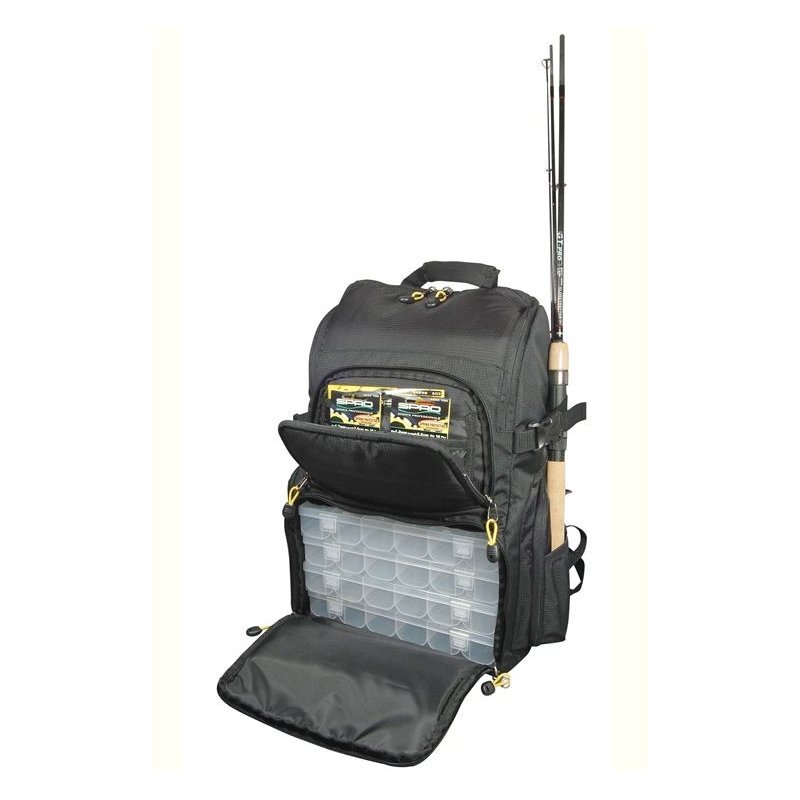 Backpack + 4 Boxes
