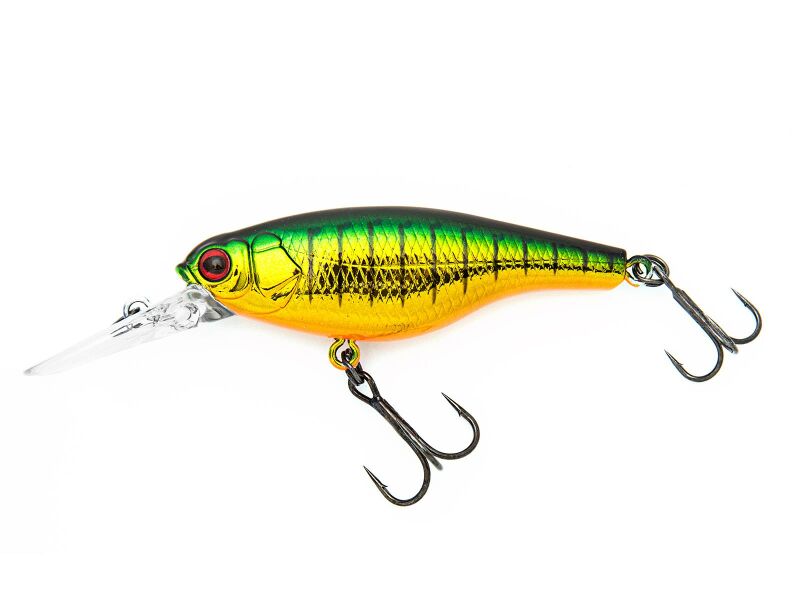 SX-60F Wobbler in Reflect Perch Design für Raubfischangeln mit starker Aktion